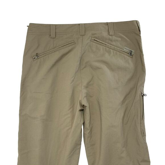 ROYAL ROBBINS Tan Flat Front Hiking Outdoor Straight Leg Pants Size 33x32 Mens - Picture 4 of 9